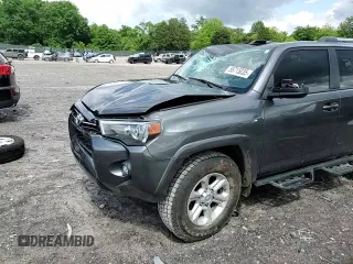 2021 Toyota 4Runner SR5 with VIN JTEEU5JR2M5230017, listed as a Copart auction lot 56715035 with 73,439 mi miles and Salvage title. Bid and sale history available at DreamBid. Image 14.