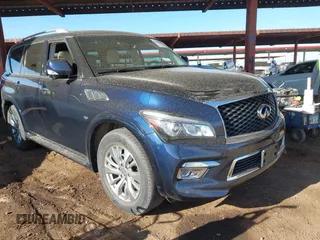 2017 Infiniti QX80 with VIN JN8AZ2NF2H9647062, listed as a IAAI auction lot 41601830 with 96,867 mi miles. Bid and sale history available at carsss.com. Image 1.