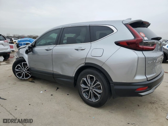2021 Honda CR-V EX-L with VIN 2HKRW1H84MH400061, listed as a Copart auction lot 44078145 with 24,155 mi miles and Salvage Title. Bid and sale history available at carsss.com. Image 2.