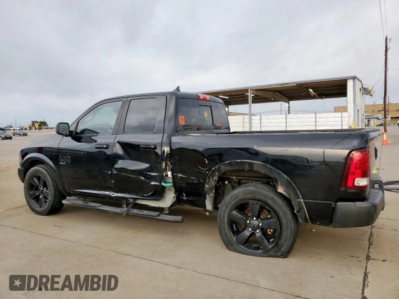2019 Ram 1500 Warlock z VIN 1C6RR6GG9KS618659, wystawiony jako Copart lot #56914565 z przebiegiem 96 803 mil mil oraz Szkoda całkowita • Salvage title. Historia ofert i sprzedaży dostępna na DreamBid. Obrazek 2.