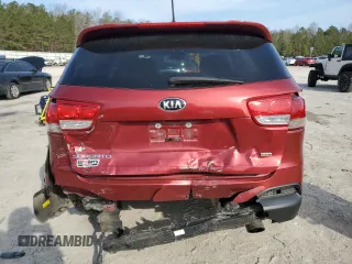 2017 Kia Sorento LX with VIN 5XYPGDA36HG262069, listed as a Copart auction lot 47067165 with 130,733 mi miles and Salvage Title. Bid and sale history available at carsss.com. Image 6.