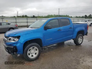 2021 Chevrolet Colorado 2WD Work Truck z VIN 1GCGSBEA8M1142022, wystawiony jako Copart lot #51664265 z przebiegiem 56 130 mil mil oraz Szkoda całkowita • Salvage title. Historia ofert i sprzedaży dostępna na DreamBid. Obrazek 1.