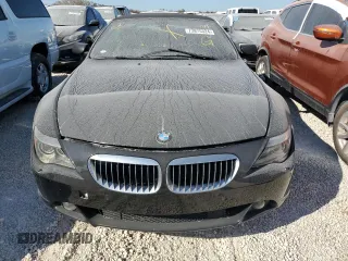 2007 BMW 6 Series 650i with VIN WBAEK135X7CN81963, listed as a Copart auction lot 73875324 with 0 mi miles and Salvage Title. Bid and sale history available at carsss.com. Image 5.