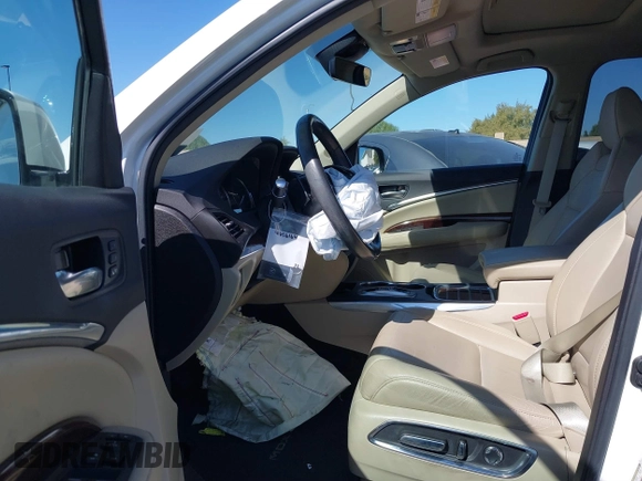 2019 Acura MDX with VIN 5J8YD3H37KL007859, listed as a IAAI auction lot 41656164 with 59,838 mi miles and . Bid and sale history available at DreamBid. Image 5.