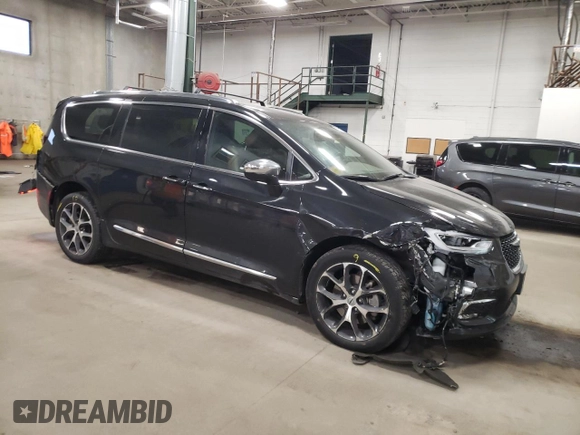 2021 Chrysler Pacifica Limited z VIN 2C4RC3GG1MR595214, wystawiony jako Copart lot #84169164 z przebiegiem 30 737 mil mil oraz Szkoda całkowita • Salvage title. Historia ofert i sprzedaży dostępna na DreamBid. Obrazek 4.