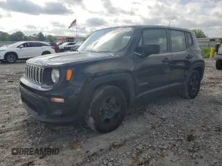 2020 Jeep Renegade Sport with VIN ZACNJAAB7LPL71211, listed as a Copart auction lot 57152255 with 47,477 mi miles and Salvage title. Bid and sale history available at DreamBid. Image 1.