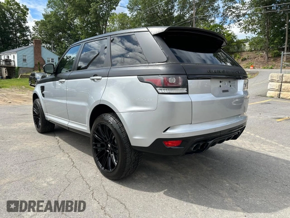 2016 Land Rover Range Rover Sport SVR z VIN SALWZ2EF6GA546565, wystawiony jako Copart lot #63046965 z przebiegiem 70 867 mil mil oraz Czysty tytuł • Clean title. Historia ofert i sprzedaży dostępna na DreamBid. Obrazek 2.