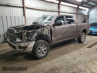 2019 Ram 2500 Laramie with VIN 3C6UR5FL8KG669161, listed as a Copart auction lot 43453035 with 125,277 mi miles and Salvage Title. Bid and sale history available at carsss.com. Image 1.