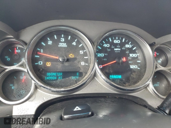 2011 Chevrolet Silverado 1500 LT with VIN 1GCRKSE06BZ193579, listed as a Copart auction lot 44763445 with 149,934 mi miles and Salvage Title. Bid and sale history available at DreamBid. Image 9.