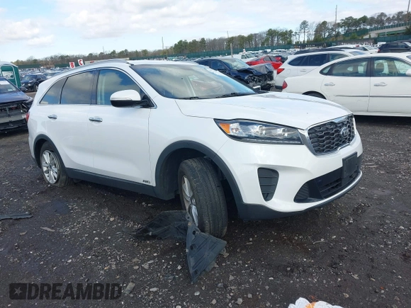 2020 Kia Sorento LX with VIN 5XYPGDA34LG691655, listed as a IAAI auction lot 41974972 with 62,865 mi miles. Bid and sale history available at carsss.com. Image 1.