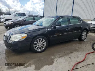 2009 Buick Lucerne CXL with VIN 1G4HD57M59U113439, listed as a Copart auction lot 47090755 with 108,392 mi miles and Salvage Title. Bid and sale history available at carsss.com. Image 1.