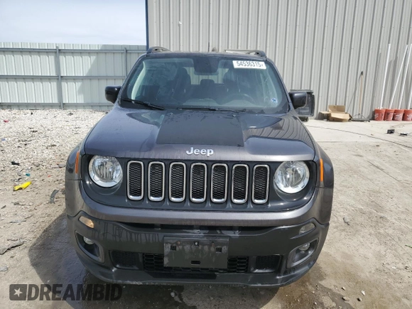 2018 Jeep Renegade Latitude with VIN ZACCJBBB6JPJ32919, listed as a Copart auction lot 54536315 with 106,293 mi miles and Clean Title. Bid and sale history available at carsss.com. Image 5.