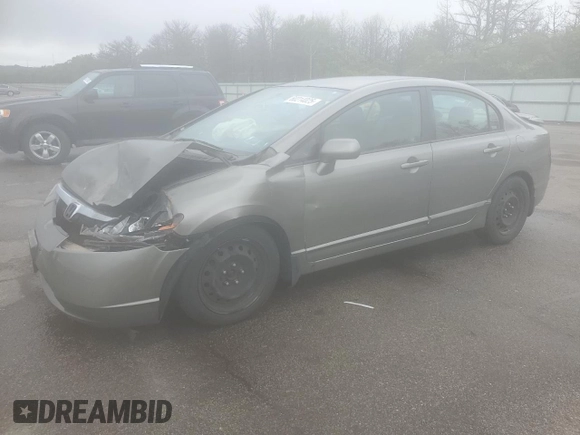 2008 Honda Civic LX z VIN 2HGFA16538H300057, wystawiony jako Copart lot #60214025 z przebiegiem 122 771 mil mil oraz Szkoda całkowita • Salvage title. Historia ofert i sprzedaży dostępna na DreamBid. Obrazek 1.