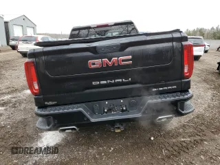 2022 GMC Sierra 1500 Limited Denali with VIN 3GTU9FEL9NG210967, listed as a Copart auction lot 79756674 with 27,791 mi miles and Salvage Title. Bid and sale history available at carsss.com. Image 6.