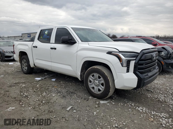 2024 Toyota Tundra 2WD SR with VIN 5TFKB5AB6RX035856, listed as a Copart auction lot 50875855 with 23,729 mi miles and Salvage Title. Bid and sale history available at carsss.com. Image 4.