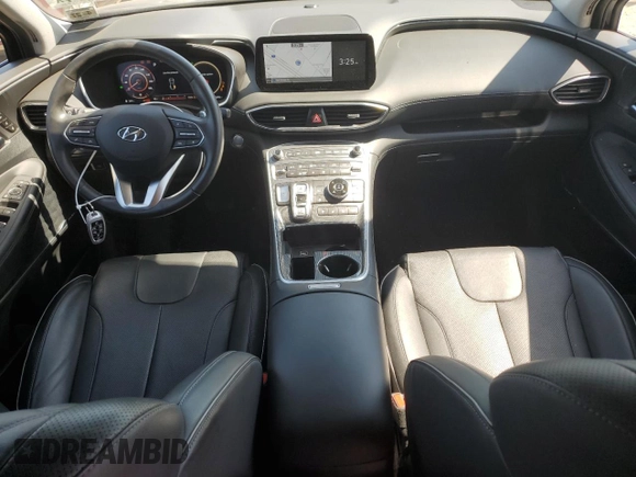 2022 Hyundai Santa Fe Hybrid Limited with VIN KM8S5DA18NU037687, listed as a Copart auction lot 56005664 with 23,390 mi miles and Salvage Title. Bid and sale history available at carsss.com. Image 8.