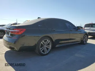 2018 BMW 7 Series 740e xDrive iPerformance with VIN WBA7J2C50JG938505, listed as a Copart auction lot 50485725 with 94,535 mi miles and Salvage Title. Bid and sale history available at carsss.com. Image 3.