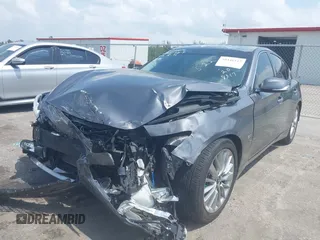 2020 Infiniti Q50 Pure with VIN JN1EV7APXLM208317, listed as a IAAI auction lot 39446112 with 34,846 mi miles and . Bid and sale history available at carsss.com. Image 2.