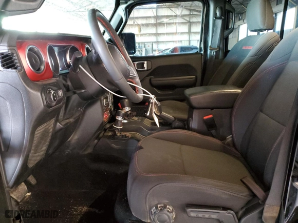 2023 Jeep Gladiator Rubicon with VIN 1C6JJTBG4PL582956, listed as a Copart auction lot 45237665 with 22,797 mi miles and Salvage Title. Bid and sale history available at carsss.com. Image 7.