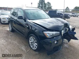 2017 BMW X3 sDrive28i with VIN 5UXWZ7C32H0V93515, listed as a IAAI auction lot 41745403 with 42,445 mi miles. Bid and sale history available at carsss.com. Image 1.