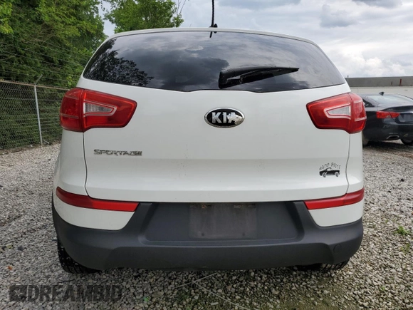 2013 Kia Sportage LX with VIN KNDPBCA20D7501980, listed as a Copart auction lot 61784015 with 140,793 mi miles and Salvage title. Bid and sale history available at DreamBid. Image 6.