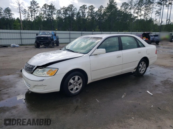2001 Toyota Avalon XL with VIN 4T1BF28BX1U158229, listed as a Copart auction lot 51427235 with 159,382 mi miles and Salvage Title. Bid and sale history available at DreamBid. Image 1.