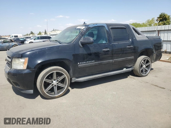 2007 Chevrolet Avalanche LT w/3LT with VIN 3GNEC120X7G181427, listed as a Copart auction lot 72356604 with 140,065 mi miles and Salvage Title. Bid and sale history available at carsss.com. Image 1.