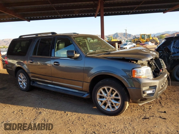 2017 Ford Expedition Max Limited z VIN 1FMJK2AT1HEA62133, wystawiony jako IAAI lot #42620755 z przebiegiem 174 661 mil mil oraz . Historia ofert i sprzedaży dostępna na DreamBid. Obrazek 1.