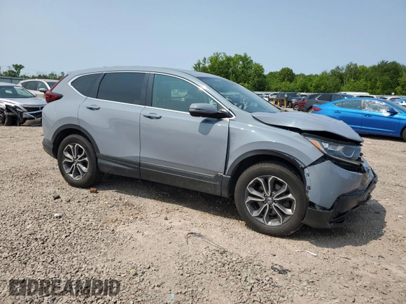2020 Honda CR-V EX with VIN 2HKRW2H59LH671479, listed as a Copart auction lot 58691735 with 55,391 mi miles and Salvage title. Bid and sale history available at DreamBid. Image 4.
