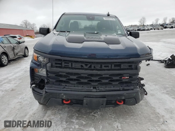 2022 Chevrolet Silverado 1500 Custom Trail Boss with VIN 3GCPDCED4NG506191, listed as a Copart auction lot 42057715 with 95,471 mi miles and Salvage Title. Bid and sale history available at DreamBid. Image 5.