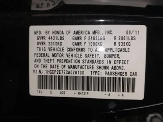 2012 Honda Accord EX with VIN 1HGCP2E77CA028100, listed as a IAAI auction lot 42648699 with 167,661 mi miles and . Bid and sale history available at DreamBid. Image 9.