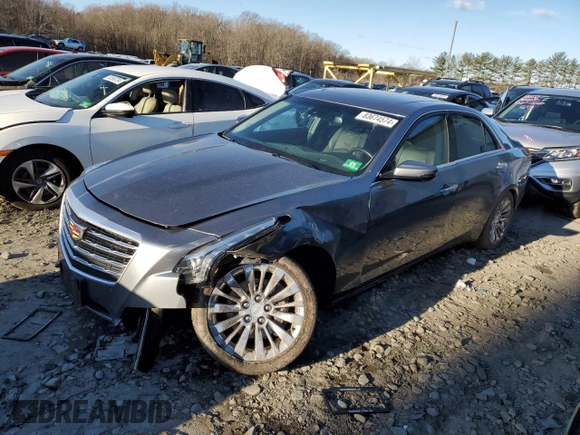 2018 Cadillac CTS Sedan Luxury AWD with VIN 1G6AX5SX5J0147961, listed as a Copart auction lot 83674574 with 15,948 mi miles and Salvage Title. Bid and sale history available at carsss.com. Image 1.