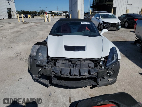 2016 Chevrolet Corvette 2LT with VIN 1G1YD3D73G5112944, listed as a Copart auction lot 80827594 with 56,827 mi miles and Salvage Title. Bid and sale history available at carsss.com. Image 5.