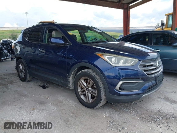 2018 Hyundai Santa Fe 2.4L with VIN 5XYZT3LB2JG531743, listed as a IAAI auction lot 42547990 with 131,958 mi miles and . Bid and sale history available at DreamBid. Image 1.