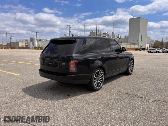 2016 Land Rover Range Rover Supercharged с VIN SALGS2EF7GA300505, выставлен на аукционе Copart как лот 52257725 с пробегом 172 937 миль миль и Списание • Salvage title. История ставок и продаж доступна на DreamBid. Изображение 4.