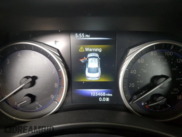 2017 Infiniti Q50 3.0t Premium with VIN JN1EV7AR5HM835337, listed as a Copart auction lot 53397355 with 103,468 mi miles and Clean Title. Bid and sale history available at carsss.com. Image 9.