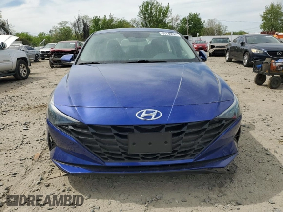 2023 Hyundai Elantra SE with VIN 5NPLL4AG5PH119523, listed as a Copart auction lot 53749925 with 17,459 mi miles and Salvage title. Bid and sale history available at DreamBid. Image 5.