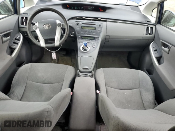 2011 Toyota Prius I with VIN JTDKN3DU2B1441652, listed as a Copart auction lot 53439055 with 179,522 mi miles and Salvage Title. Bid and sale history available at DreamBid. Image 8.