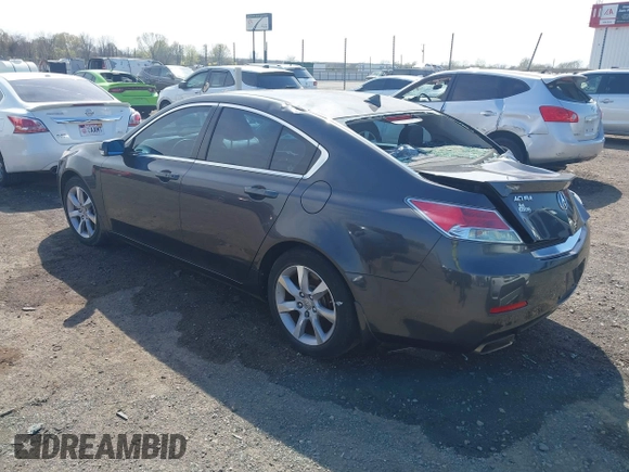 2012 Acura TL Tech Auto with VIN 19UUA8F56CA008300, listed as a IAAI auction lot 41887583 with 113,804 mi miles. Bid and sale history available at carsss.com. Image 3.