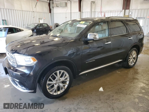 2014 Dodge Durango Citadel with VIN 1C4RDJEG0EC375013, listed as a Copart auction lot 44381125 with 214,532 mi miles and Clean title. Bid and sale history available at DreamBid. Image 1.