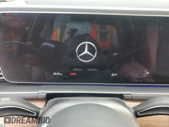 2024 Mercedes-Benz GLS 450 with VIN 4JGFF5KE7RB057873, listed as a Copart auction lot 68994884 with 18,749 mi miles and Salvage Title. Bid and sale history available at DreamBid. Image 9.