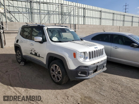 2015 Jeep Renegade Limited with VIN ZACCJBDT9FPC32321, listed as a Copart auction lot 47311705 with Not Provided miles and Clean Title. Bid and sale history available at DreamBid. Image 4.