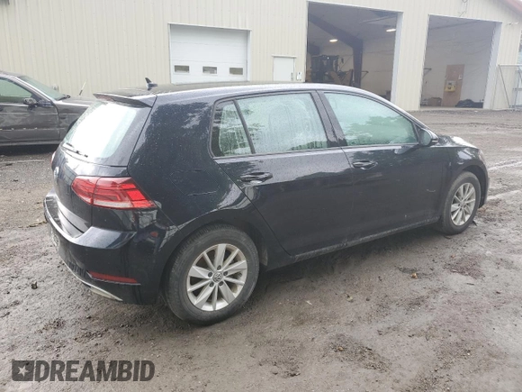 2019 Volkswagen Golf S z VIN 3VWG57AU8KM014204, wystawiony jako Copart lot #55767825 z przebiegiem 64 732 mil mil oraz Nie do naprawy • Non repairable. Historia ofert i sprzedaży dostępna na DreamBid. Obrazek 3.