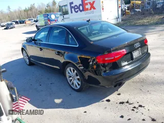 2013 Audi A4 Premium Plus with VIN WAUFFAFL7DN008649, listed as a IAAI auction lot 42146742 with 158,141 mi miles. Bid and sale history available at carsss.com. Image 3.