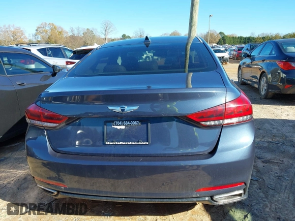 2015 Hyundai Genesis 3.8L with VIN KMHGN4JE7FU038338, listed as a IAAI auction lot 41062654 with 163,468 mi miles and . Bid and sale history available at DreamBid. Image 16.