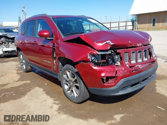 2017 Jeep Compass High Altitude with VIN 1C4NJCEA0HD117958, listed as a IAAI auction lot 41814287 with 74,762 mi miles and . Bid and sale history available at DreamBid. Image 1.