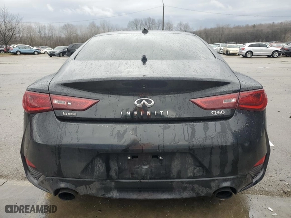 2017 Infiniti Q60 3.0t Premium with VIN JN1EV7EK9HM362541, listed as a Copart auction lot 43375065 with 142,072 mi miles and Salvage Title. Bid and sale history available at carsss.com. Image 6.