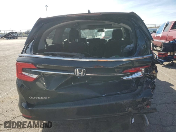 2023 Honda Odyssey EX-L z VIN 5FNRL6H67PB057737, wystawiony jako Copart lot #53464695 z przebiegiem 21 144 mil mil oraz Szkoda całkowita • Salvage title. Historia ofert i sprzedaży dostępna na DreamBid. Obrazek 6.