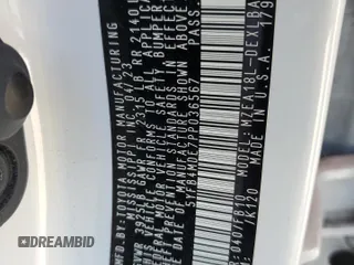 2023 Toyota Corolla LE z VIN 5YFB4MDE7PP036567, wystawiony jako Copart lot #53970245 z przebiegiem 30 007 mil mil oraz Szkoda całkowita • Salvage title. Historia ofert i sprzedaży dostępna na DreamBid. Obrazek 12.