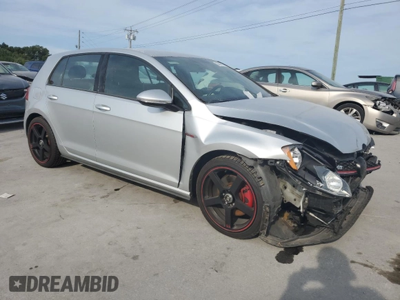 2016 Volkswagen Golf GTI SE with VIN 3VW4T7AU8GM068487, listed as a Copart auction lot 66658124 with 94,144 mi miles and Salvage Title. Bid and sale history available at carsss.com. Image 4.
